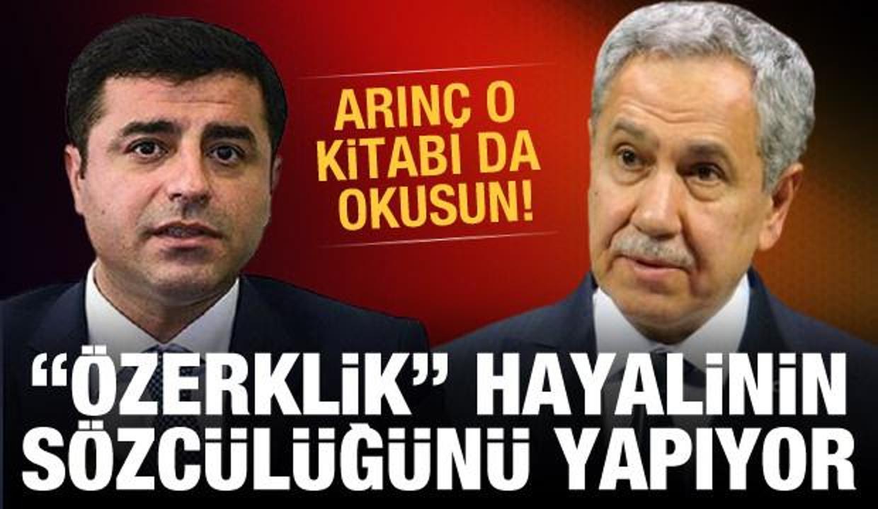 Arınç o kitabı da okusun! PKK’nın “özerklik” hayalinin sözcülüğünü yapıyor