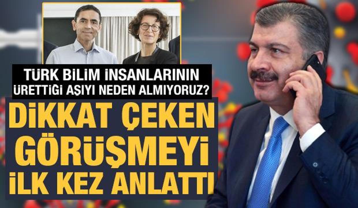Türk bilim insanlarının ürettiği aşıyı niye almıyoruz? Bakan Koca ilk kez anlattı
