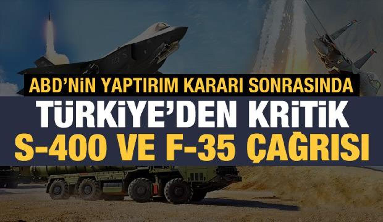 MSB'den son dakika S-400 ve F-35 açıklaması