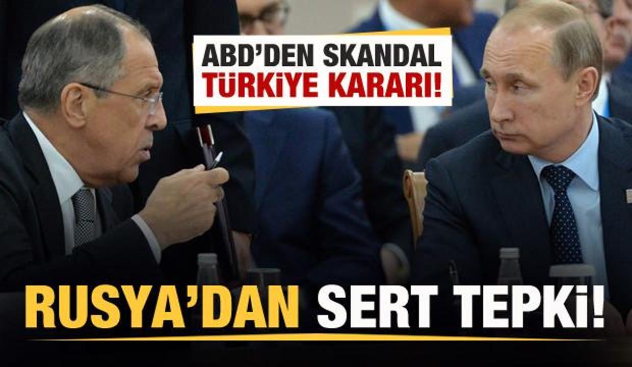 Son dakika: ABD'nin Türkiye yaptırımına Rusya'dan sert tepki!