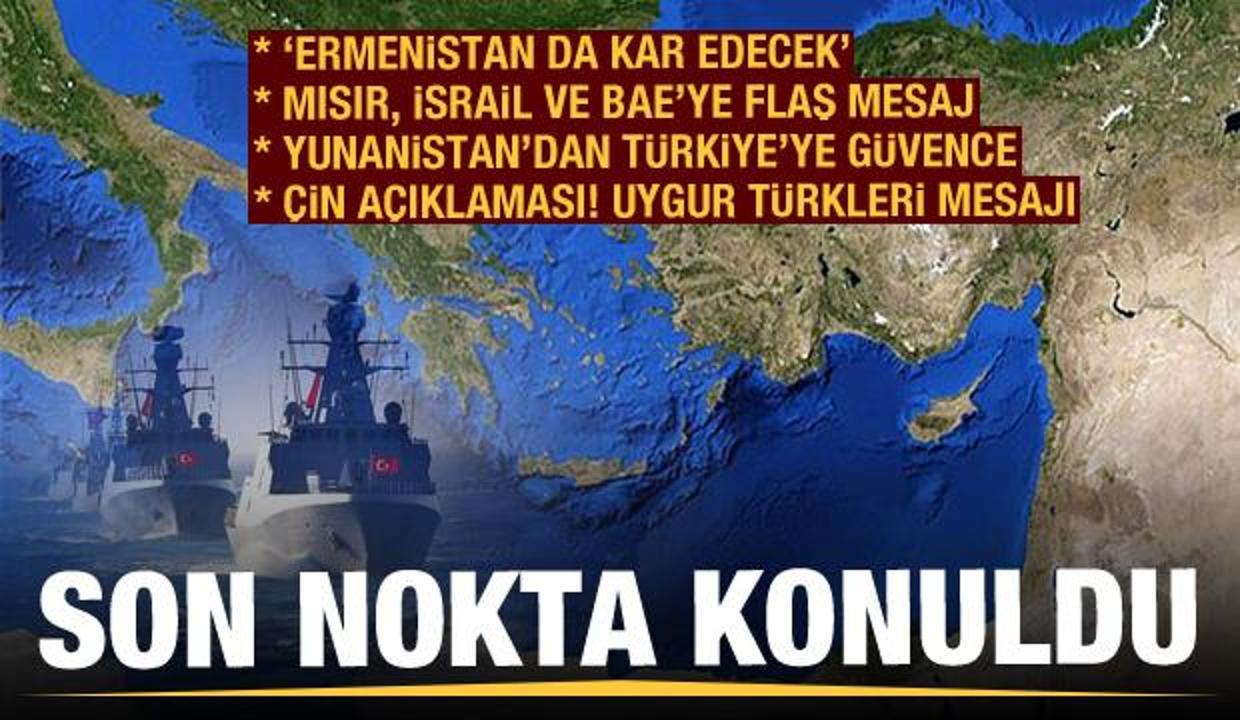 Türkiye'den Çin, İsrail, Yunanistan Ermenistan, Mısır ve BAE açıklaması! Atina'dan güvence