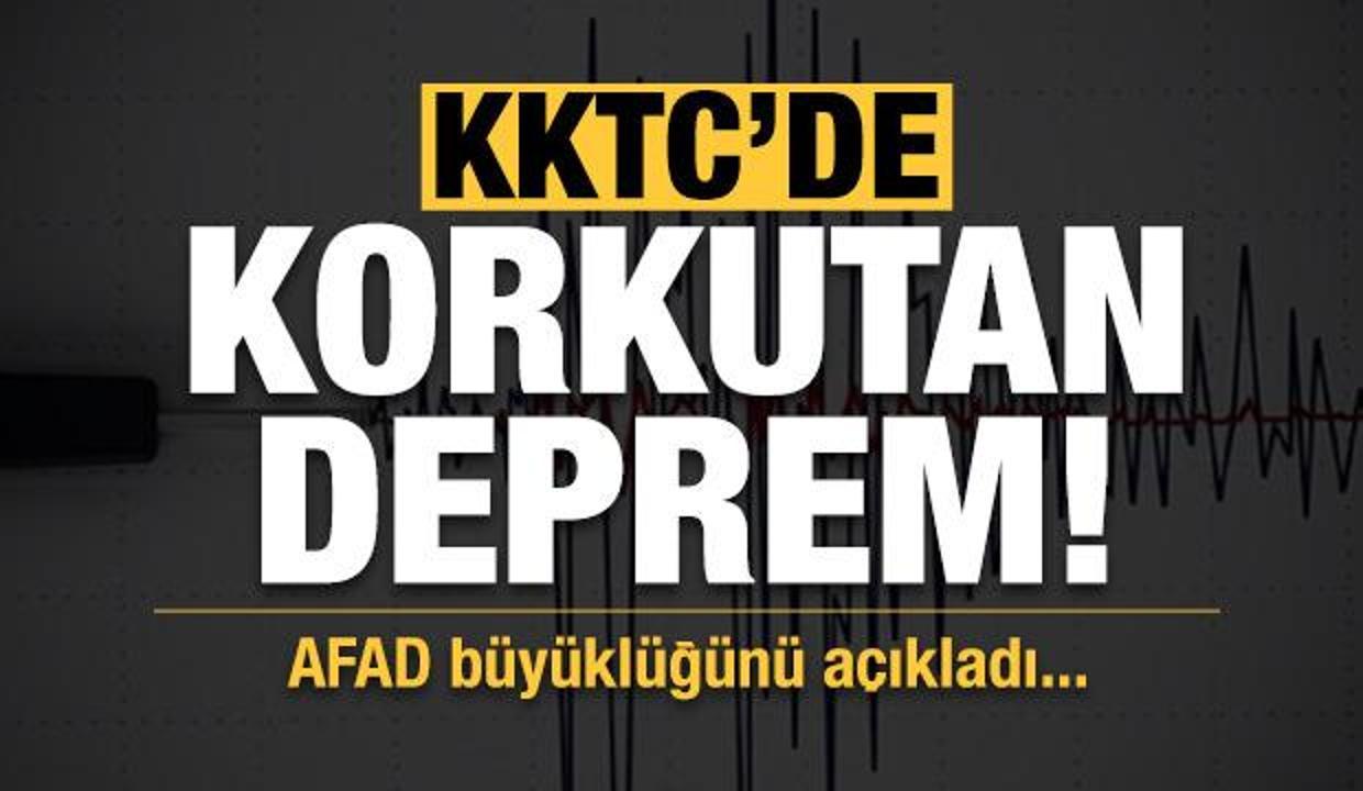 KKTC'de korkutan deprem!