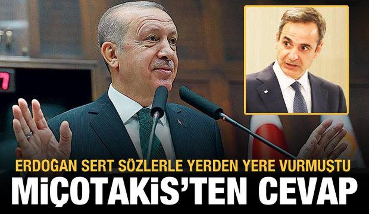 Erdoğan sert sözlerle yerden yere vurmuştu! Miçotakis'ten cevap