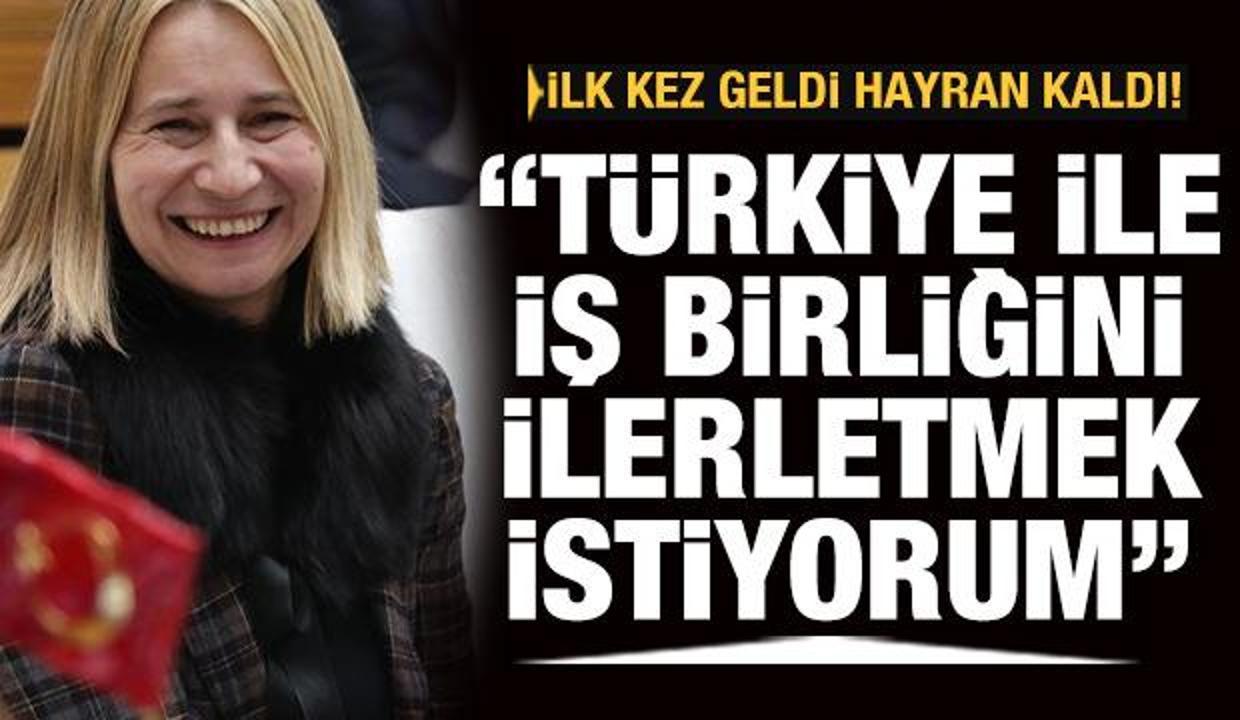 İlk kez geldi, hayran kaldı: Türkiye ile iş birliğini ilerletmek istiyorum