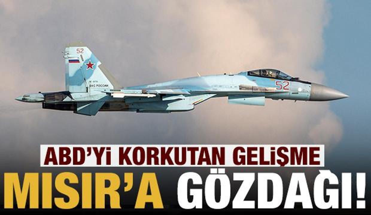 ABD'den Mısır'a gözdağı: Rusya'dan Su-35 almayın