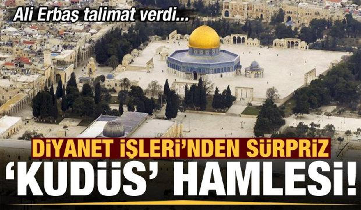 Diyanet'ten sürpriz Kudüs hamlesi! Ali Erbaş talimat verdi: Umre Dairesi’ne ‘Kudüs’ de eklendi