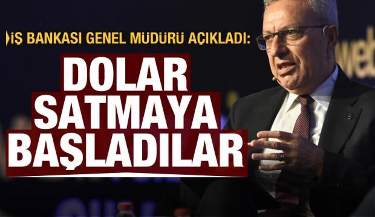 İş Bankası Genel Müdürü Bali açıkladı: Dolar satmaya başladılar