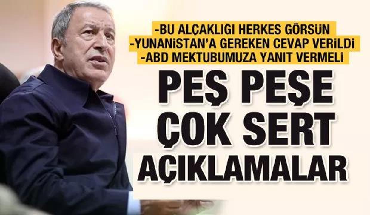Son dakika: Hulusi Akar'dan peş peşe önemli açıklamalar