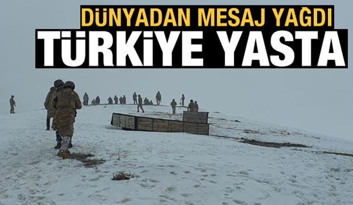 11 şehit! Dünyadan Türkiye'ye başsağlığı mesajları