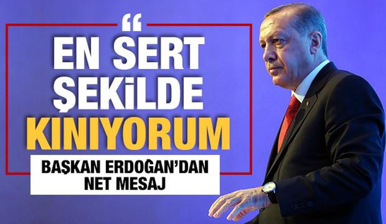 Başkan Recep Tayyip Erdoğan'dan kadına şiddet açıklaması!
