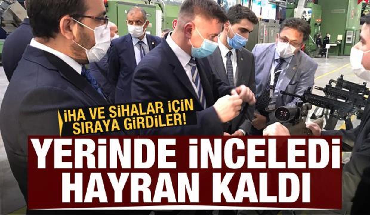 Yerinde inceledi, hayran kaldı! İHA ve SİHA'lar için sıraya girdiler