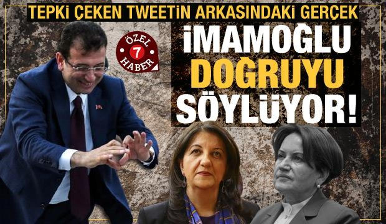 İmamoğlu'nun paylaşımıyla ilgili dikkat çeken sözler: Doğruyu söylüyor!