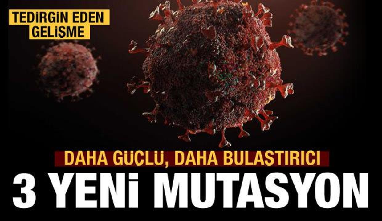 Covid-19’un 3 yeni mutasyonu tespit edildi