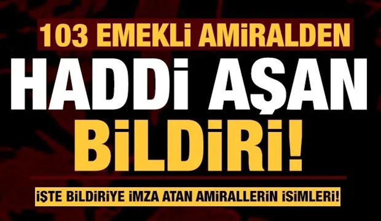 İşte milli iradeyi hedef alan o skandal bildiri!