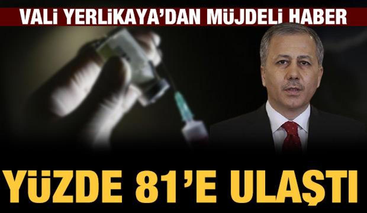 İstanbul Valisi: 65 yaş üstünde aşılama oranı yüzde 81,2'ye ulaştı