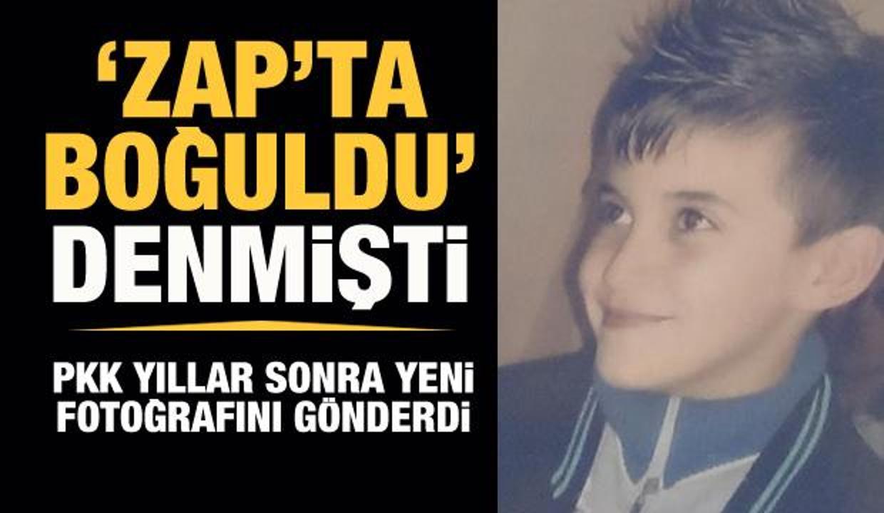 'Zap'ta boğuldu' denmişti! Terör örgütü PKK yıllar sonra fotoğrafını gönderdi