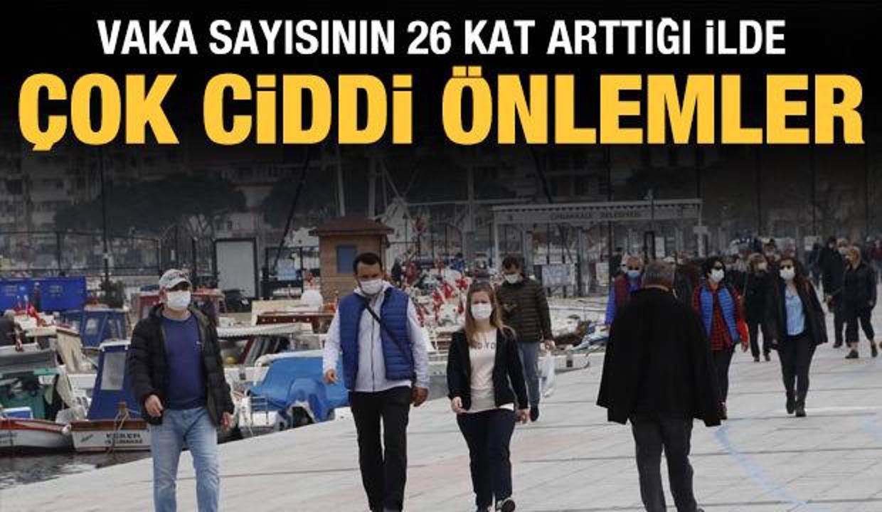 Vaka sayısı 26 kat artan Çanakkale'de yeni tedbirler