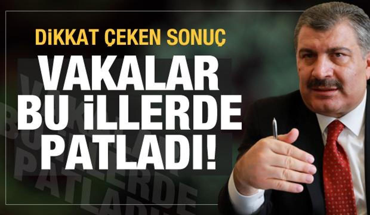 Son dakika haberi: Bakan Koca en çok vaka artışı olan illeri açıkladı