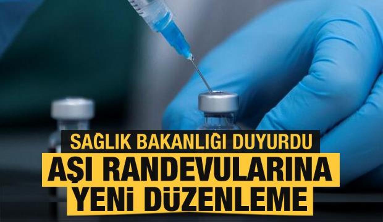 Son dakika haberler... Sağlık Bakanlığı duyurdu: Aşı randevularına yeni düzenleme
