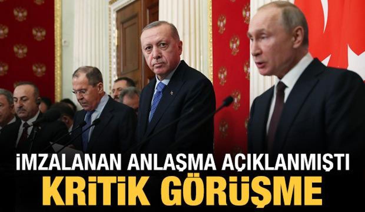 Erdoğan ile Putin arasında önemli görüşme