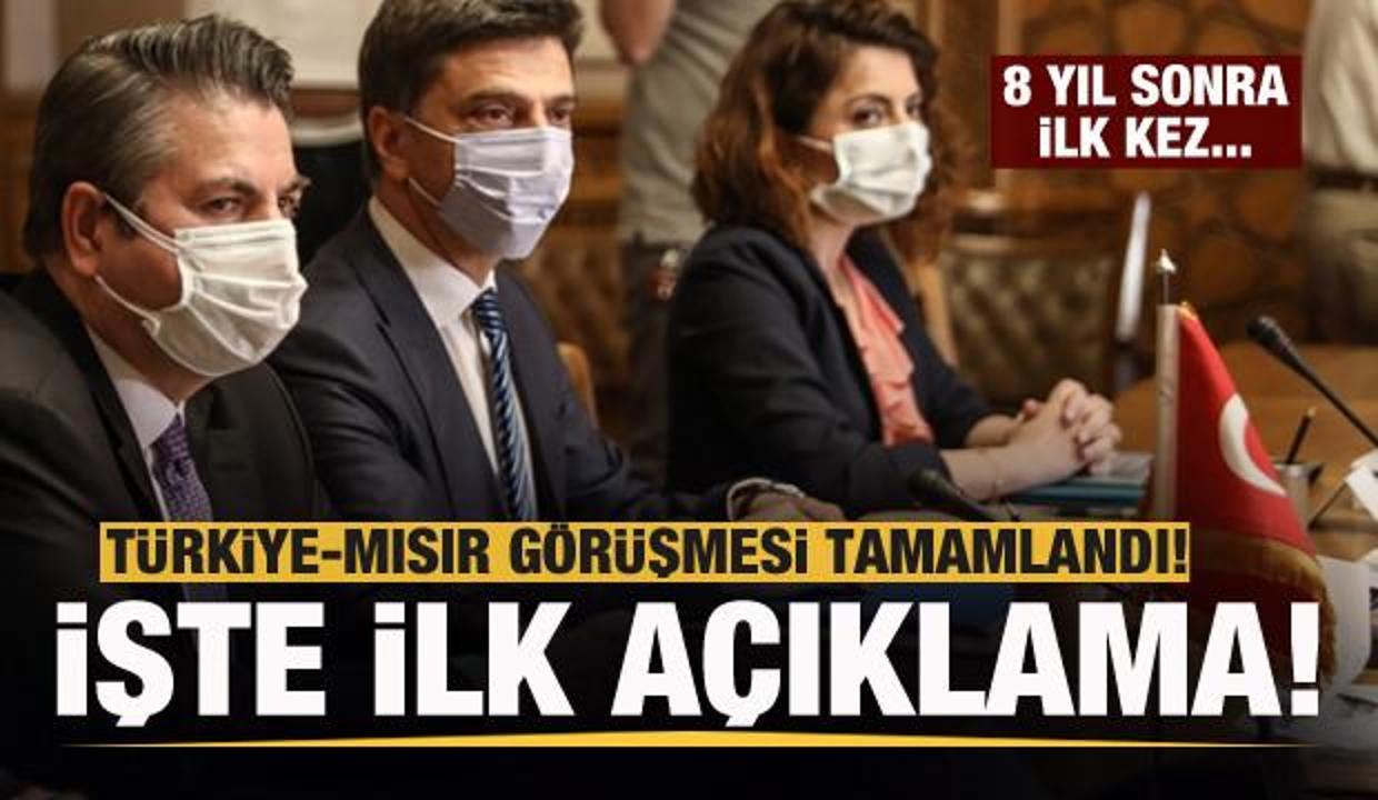 Türkiye-Mısır görüşmesi tamamlandı! İşte ilk açıklama!