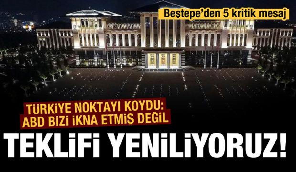 Beştepe’den 5 kritik mesaj