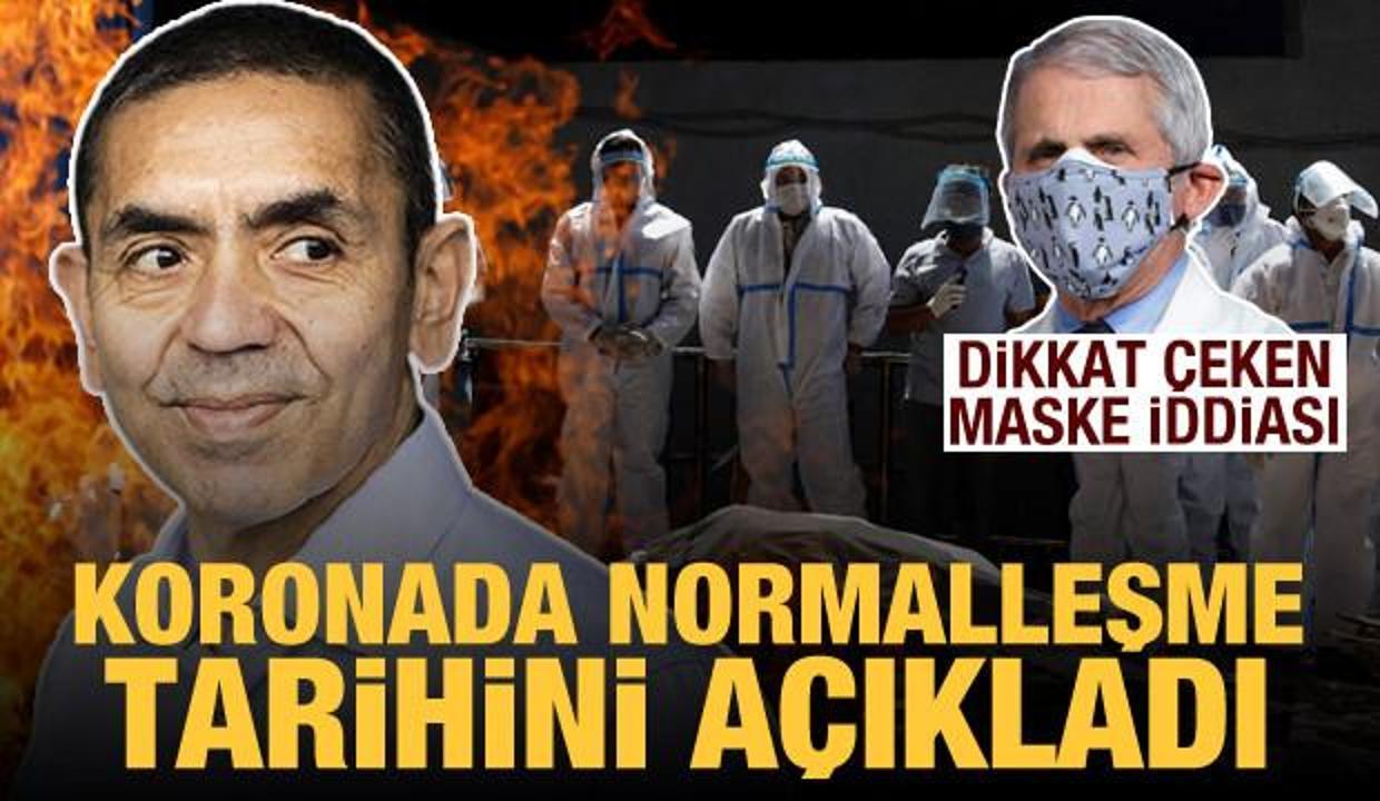 Anthony Fauci, koronavirüste normale dönüş tarihini açıkladı