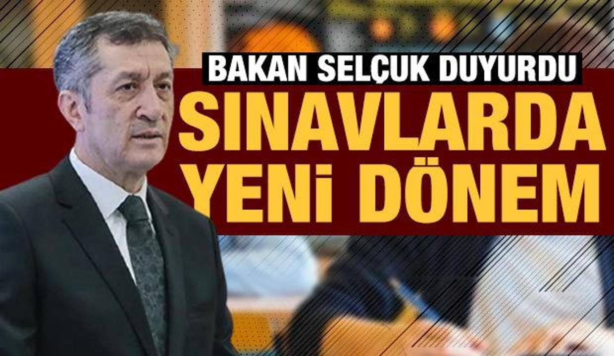 Son dakika haberi: Liselerde sınavlarda yeni düzenleme! Bakan Selçuk duyurdu