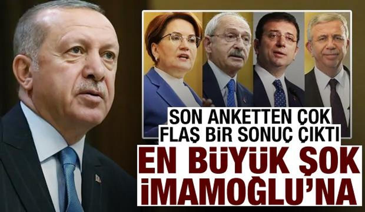 Son ankette en büyük şok İmamoğlu'na