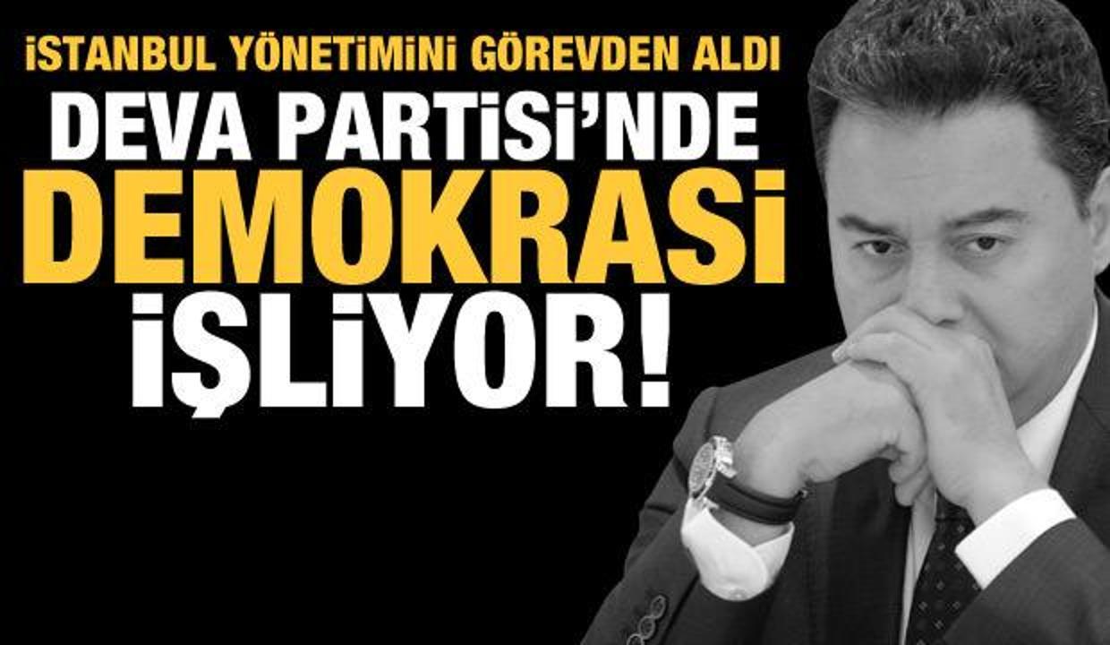 Ali Babacan, İstanbul yönetimini görevden aldı