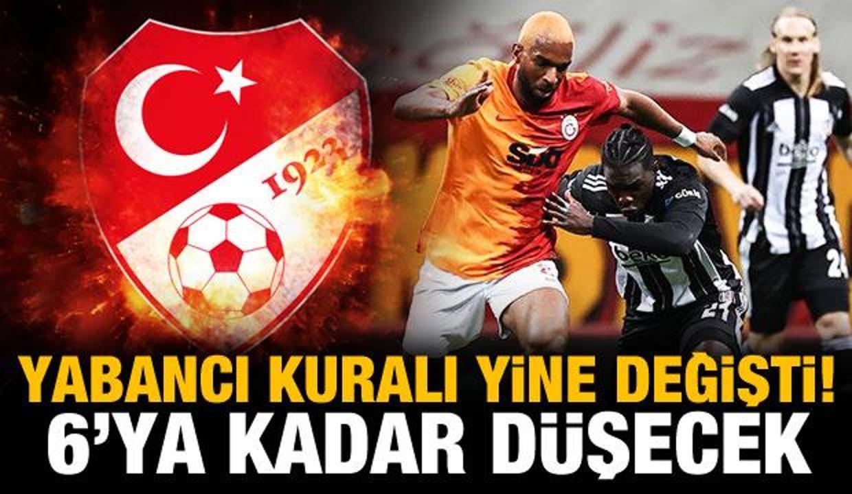 TFF yabancı oyuncu kuralını açıkladı!