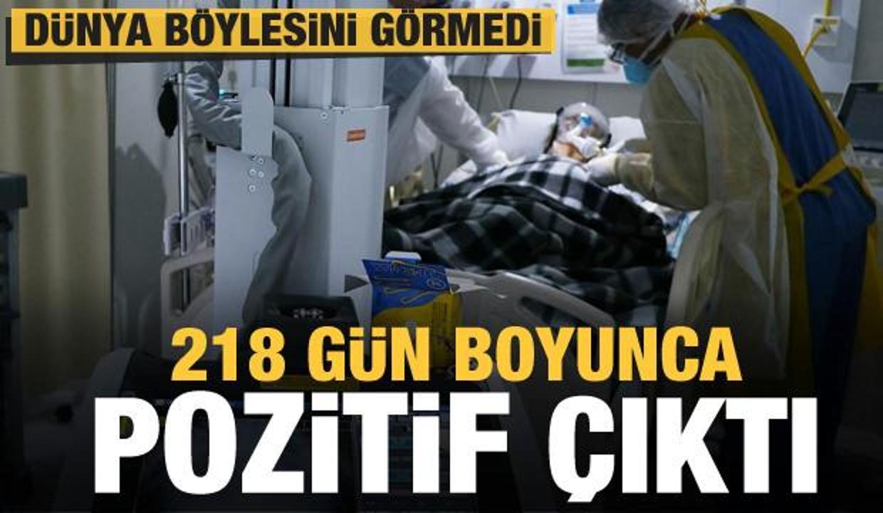 218 gün Covid-19'u atlatamadı