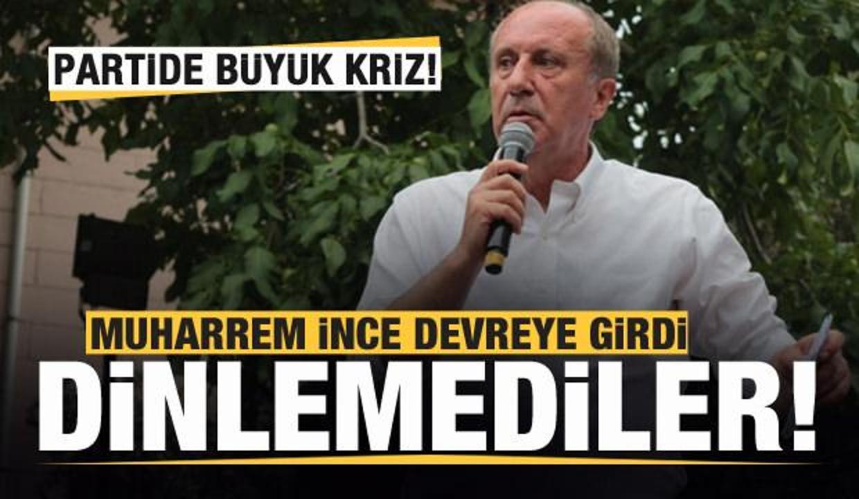 Memleket Partisi'nde kriz! İnce'nin zor günleri