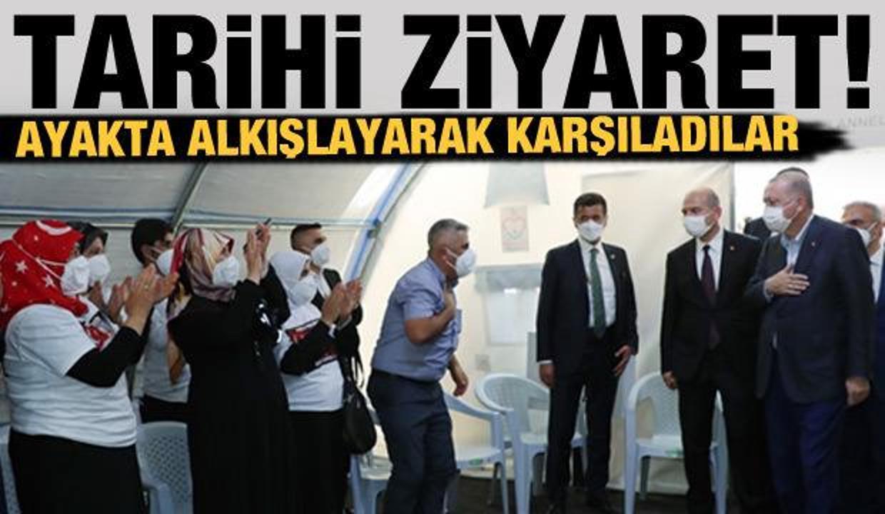 Cumhurbaşkanı Erdoğan, Diyarbakır annelerini ziyaret etti