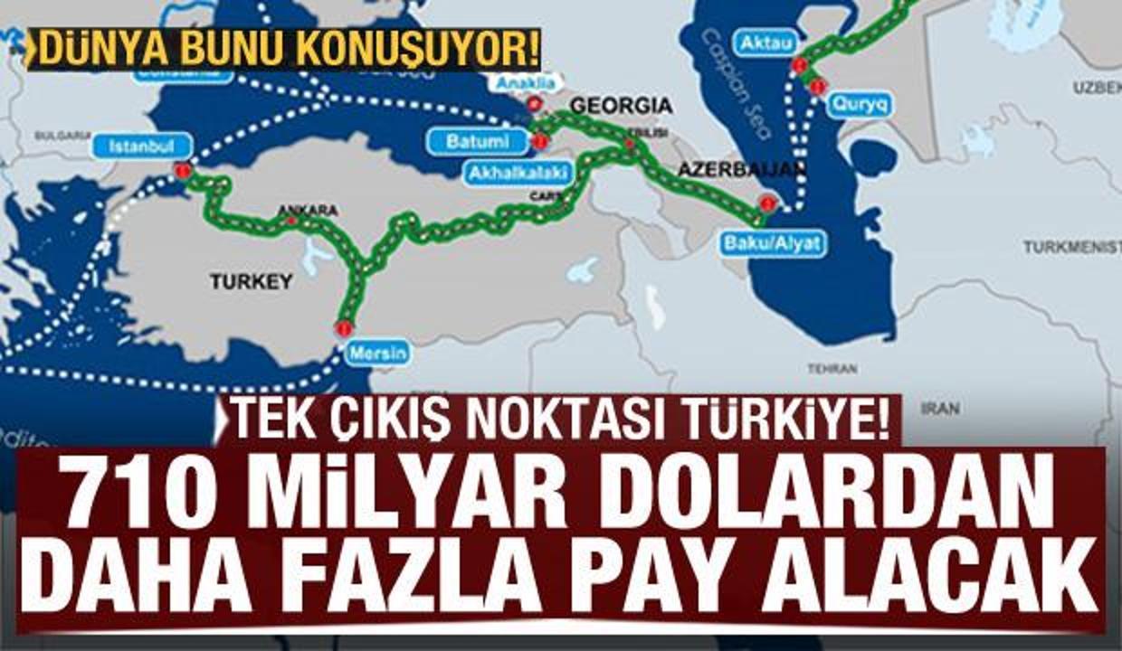 Türkiye 710 milyar dolardan daha fazla pay alacak