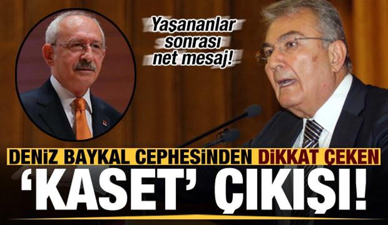 Yaşananlar sonrası Baykal'dan net mesaj! Dikkat çeken 'kaset' çıkışı...