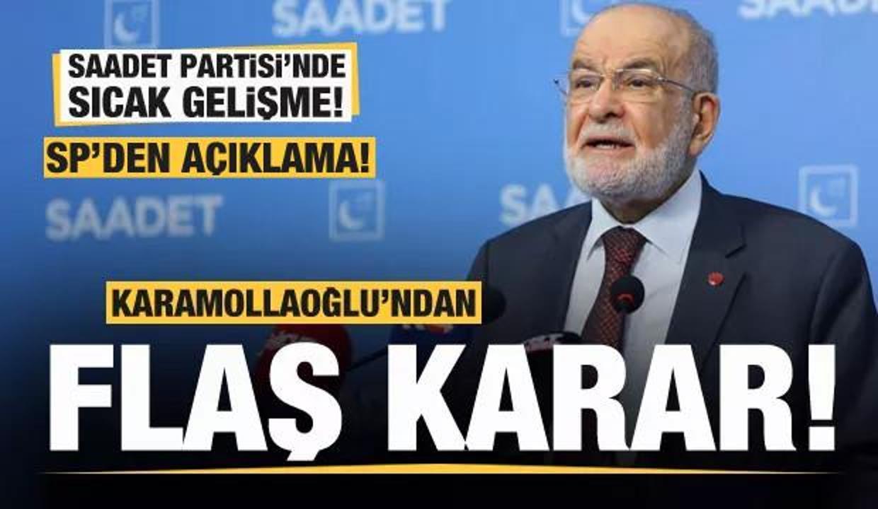 Saadet'te sıcak gelişme! Temel Karamollaoğlu'ndan flaş karar