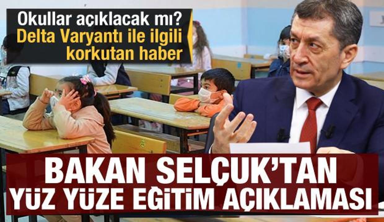 Son Dakika: Okullar açılacak mı? Ziya Selçuk'tan bir açıklama daha geldi!