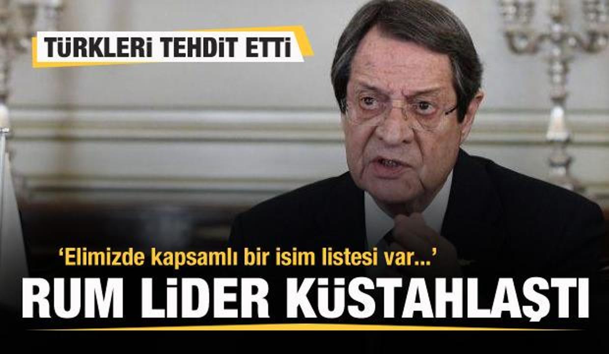 Rum lider küstahlaştı! Türkleri tehdit etti