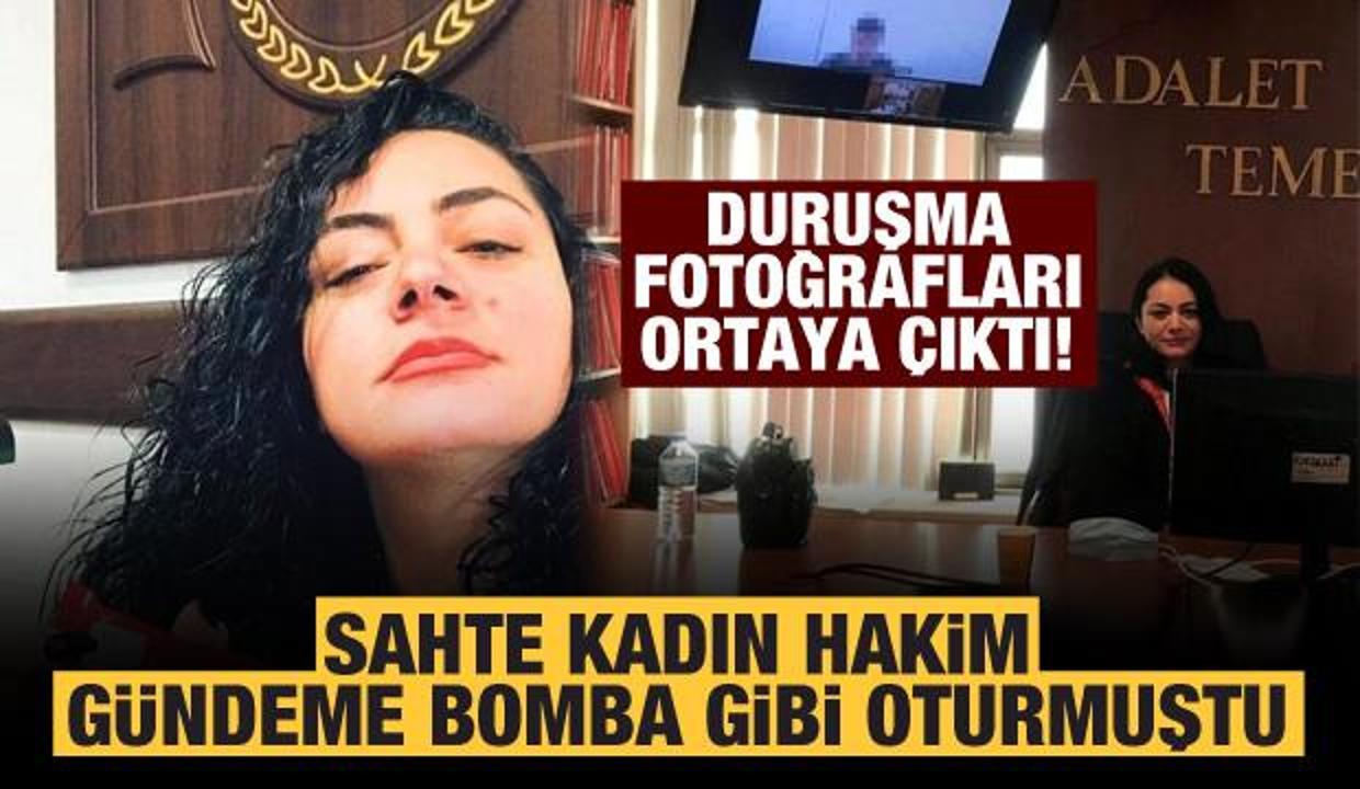 Sahte hakim gündeme bomba gibi oturmuştu! Duruşma salonunda fotoğrafları ortaya çıktı