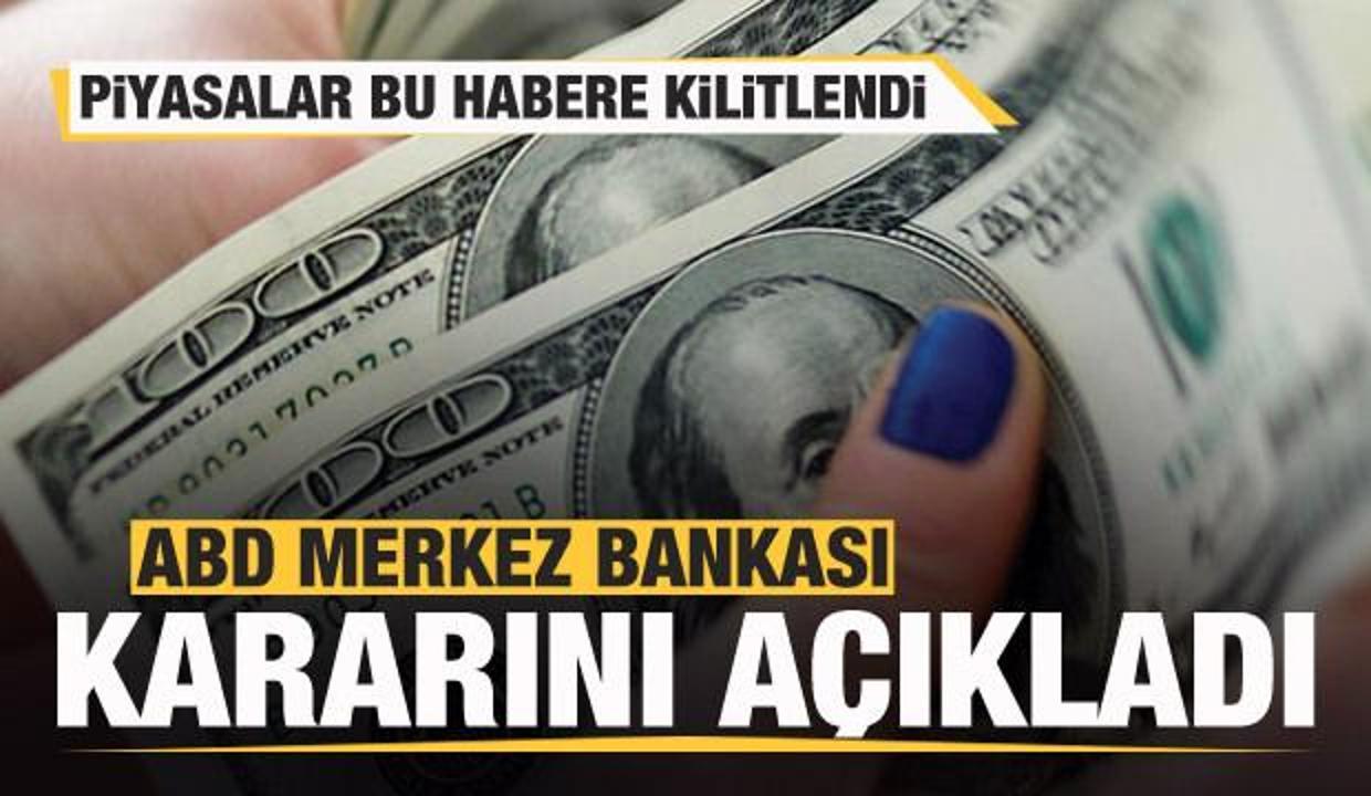 Fed faiz kararını açıkladı!