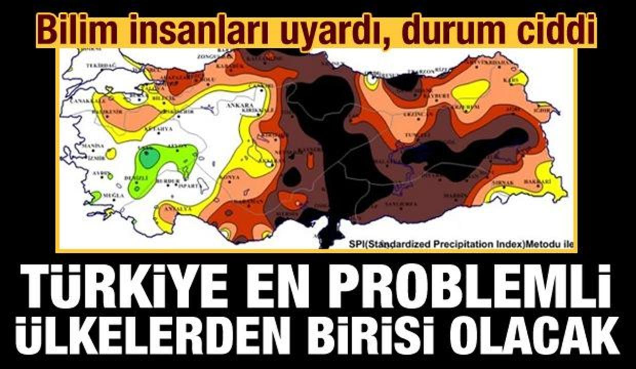 Türkiye su kıtlığı konusunda en problemli ülkelerden birisi olacak