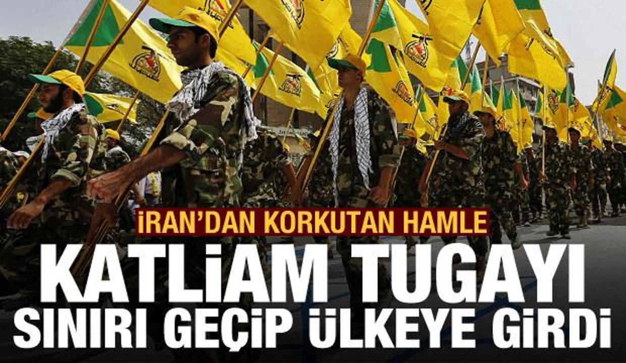 Katliam tugayı sınırı geçip İran'a girdi