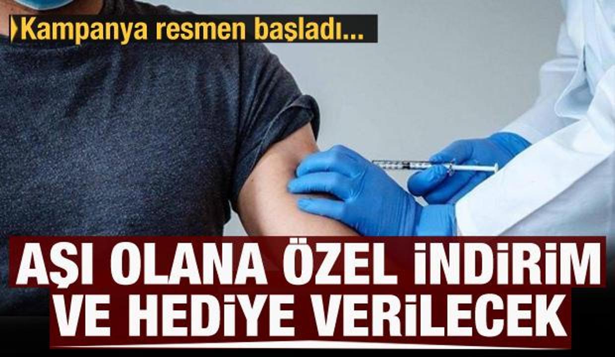 Koronavirüs aşısını olanlara kampanya: Özel indirim, tablet ve bisiklet hediye