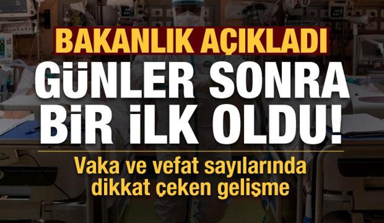Son dakika: 29 Temmuz koronavirüs tablosu açıklandı! Günler sonra bir ilk...
