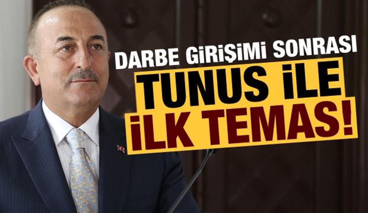 Son dakika: Darbe girişimi sonrası Türkiye'den Tunus ile ilk temas!