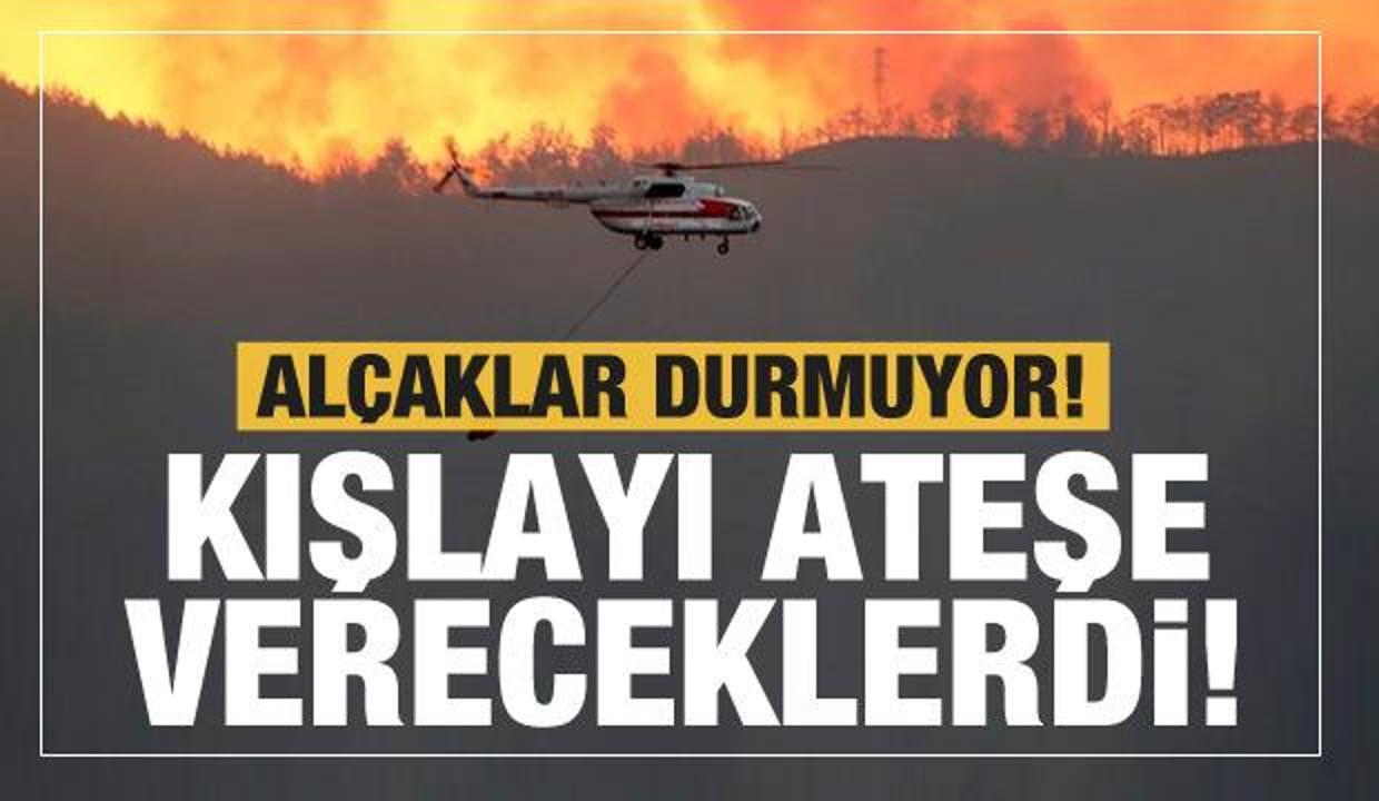 Son dakika haberi: Kışlayı ateşe vereceklerdi! Alçak saldırı