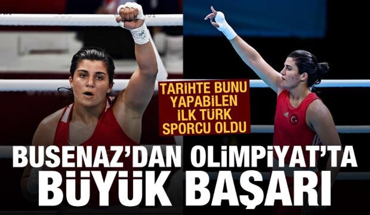 Kadın boks tarihinde ilk: Busenaz, Olimpiyat'ta madalyayı garantiledi