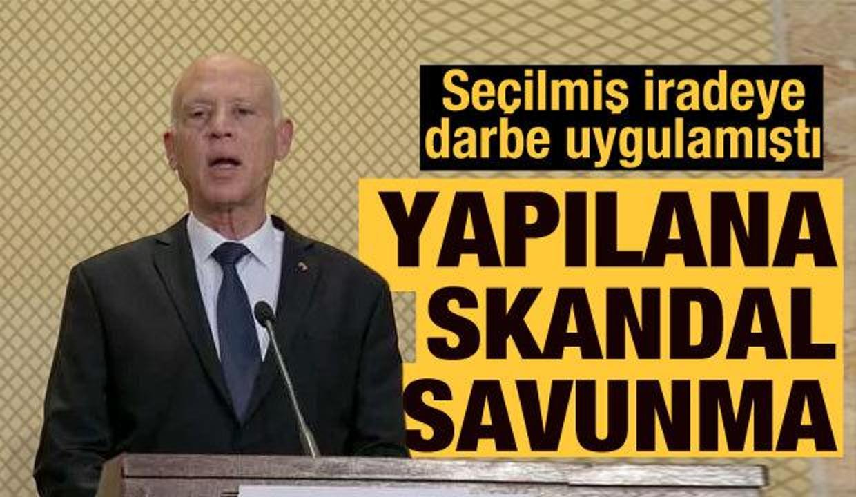 Tunus Cumhurbaşkanı Said'den skandal savunma: Bu bir darbe değil