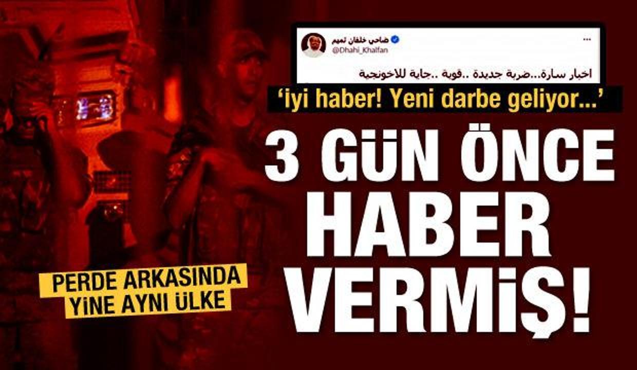Tunus'taki darbede BAE parmağı! 3 gün önce haber vermiş